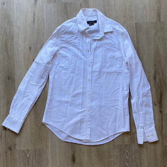 Zara menswear button down white stylish shirt - Picture 1 of 4